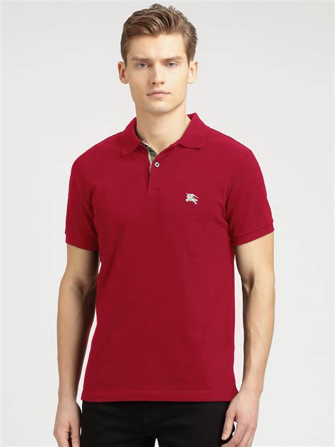 burberry polo red|Burberry polo shirt outlet.